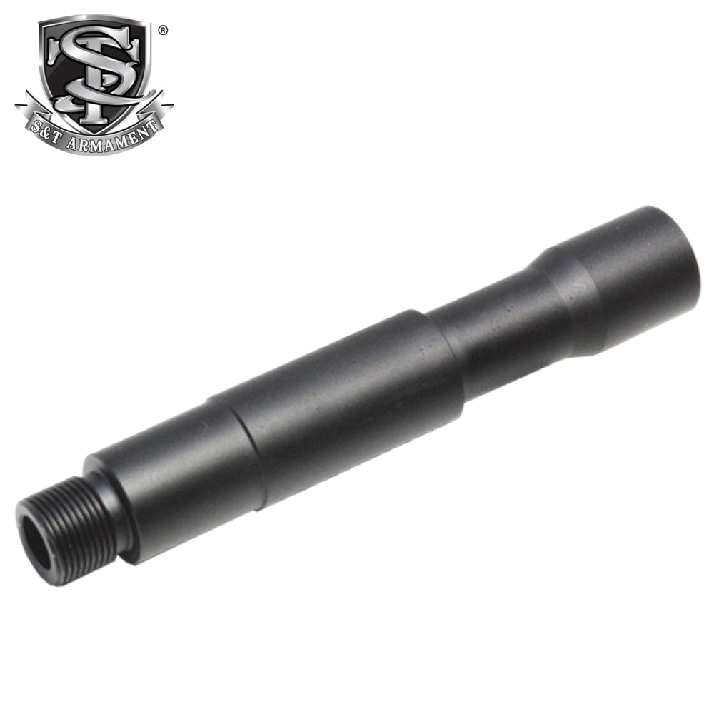 S＆T エクステンションアウターバレル M4 4inch 14mm正⇔逆各種 / S&T M4 4