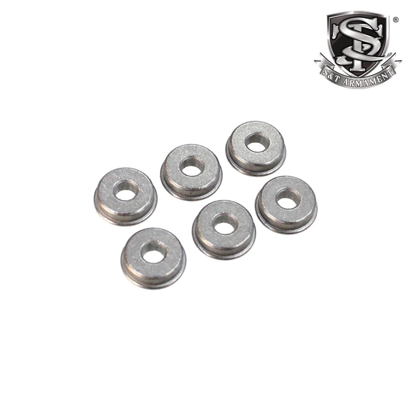 S＆T 8mmメタルブッシング / S&T 8mm Metal Bushing Set for 8mm Airsoft AEG Gearboxes