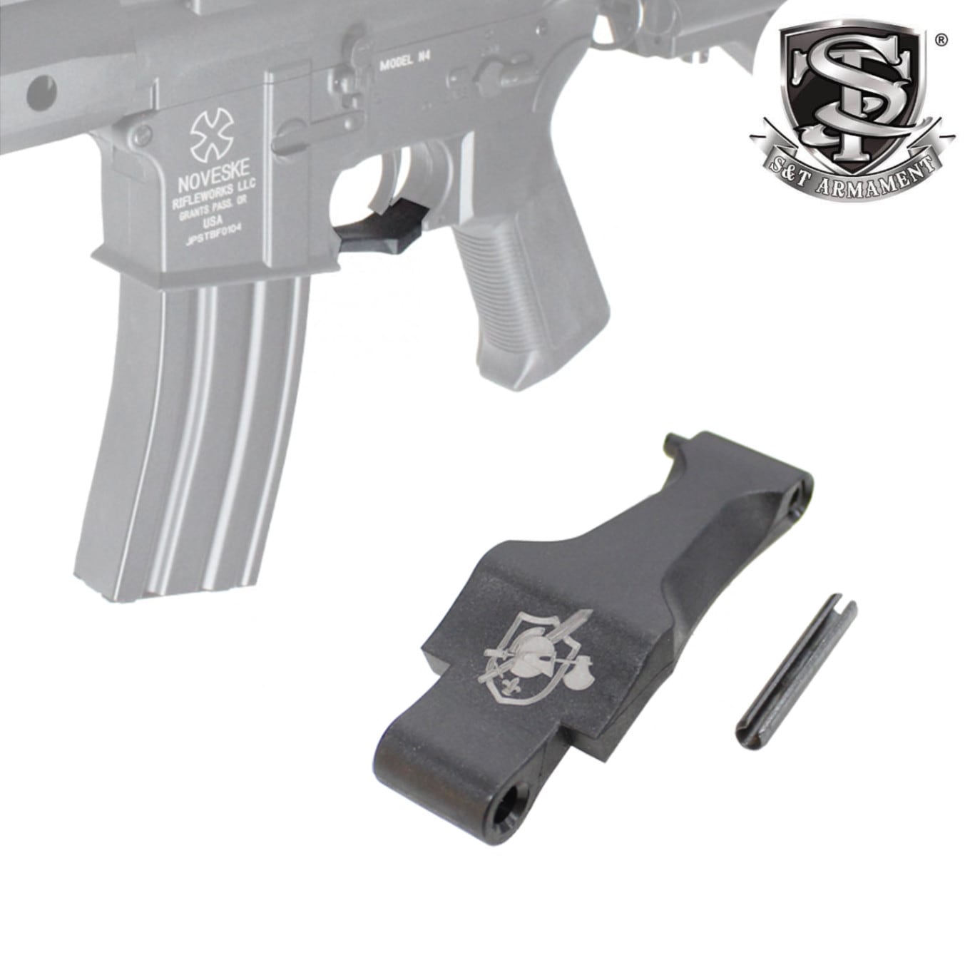 S＆T KACタイプ ナイロン製 トリガーガード / S&T Knight's style Nylon Trigger Guard for M4/M16 Series Airsoft AEG