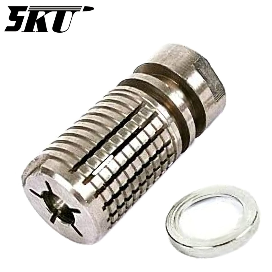 5KU URX ステンレスフラッシュハイダー (14mm 逆ネジ)