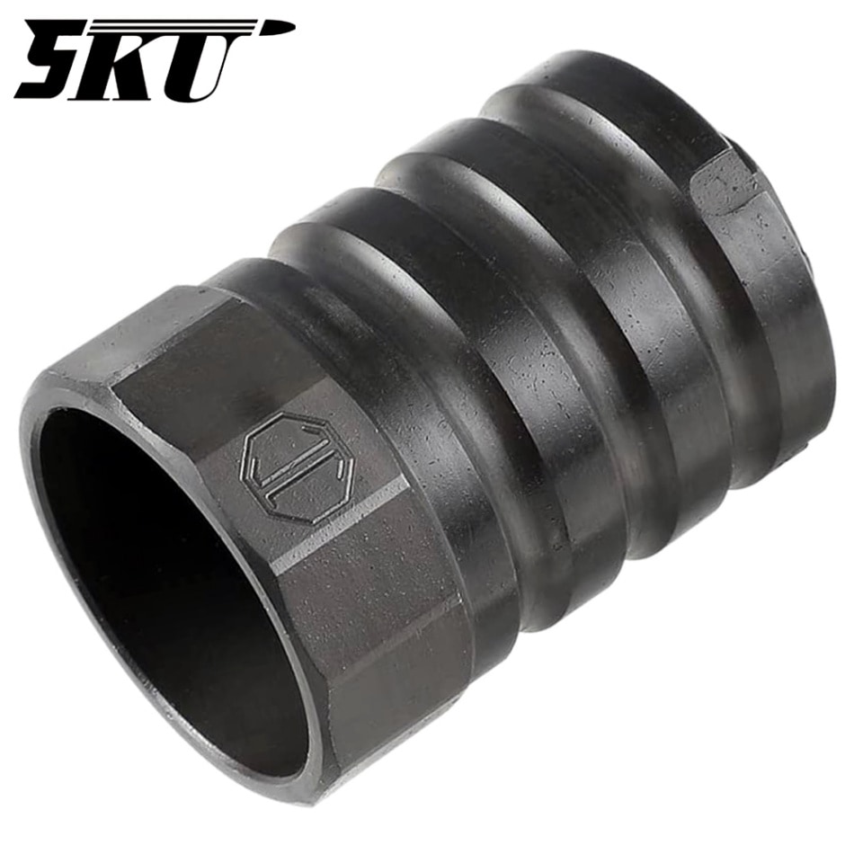 5KU JMAC 360 X12タイプ フラッシュハイダー & ブラストシールド (14mm 逆ネジ)