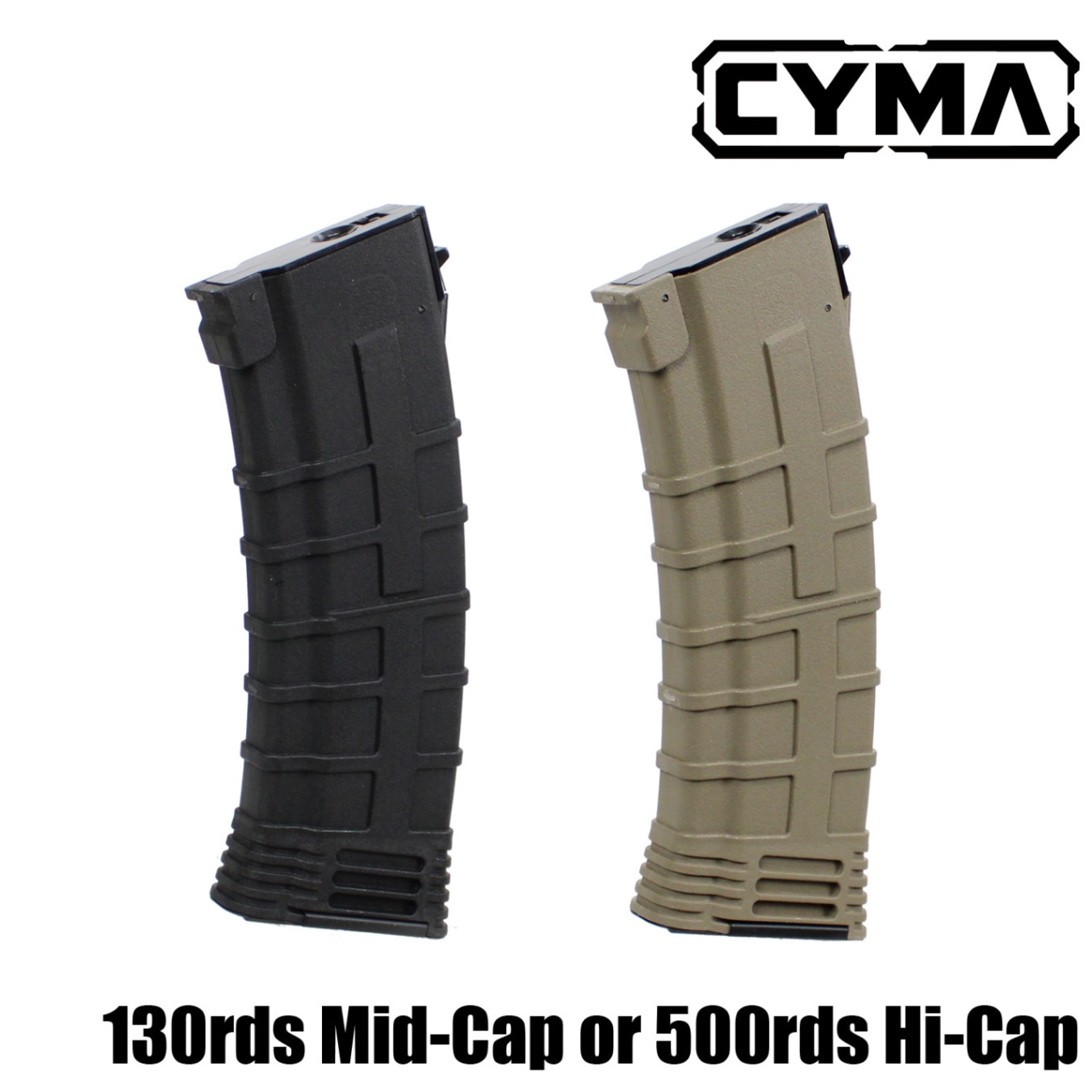 CYMA TAPCO AK74タイプ 130連or500連マガジン / CYMA TAPCO AK74 type 130rds Midcap or 500rds Hicap Magazine