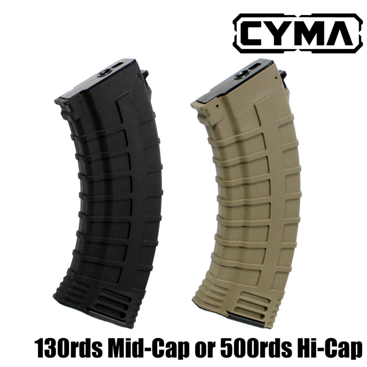 CYMA TAPCO AK47タイプ 130連or500連マガジン / CYMA TAPCO AK47 type 130rds Midcap or 500rds Hicap Magazine