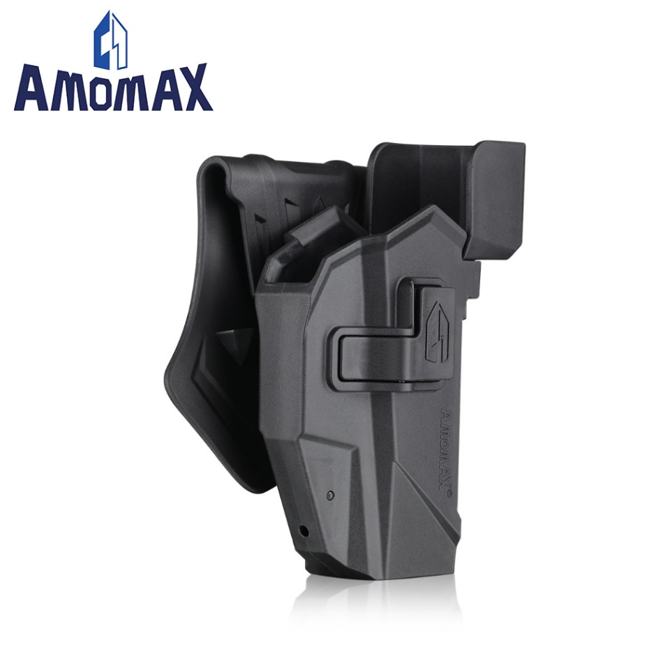 AMOMAX Glockシリーズ用 ドットサイト対応 パドルホルスター BK