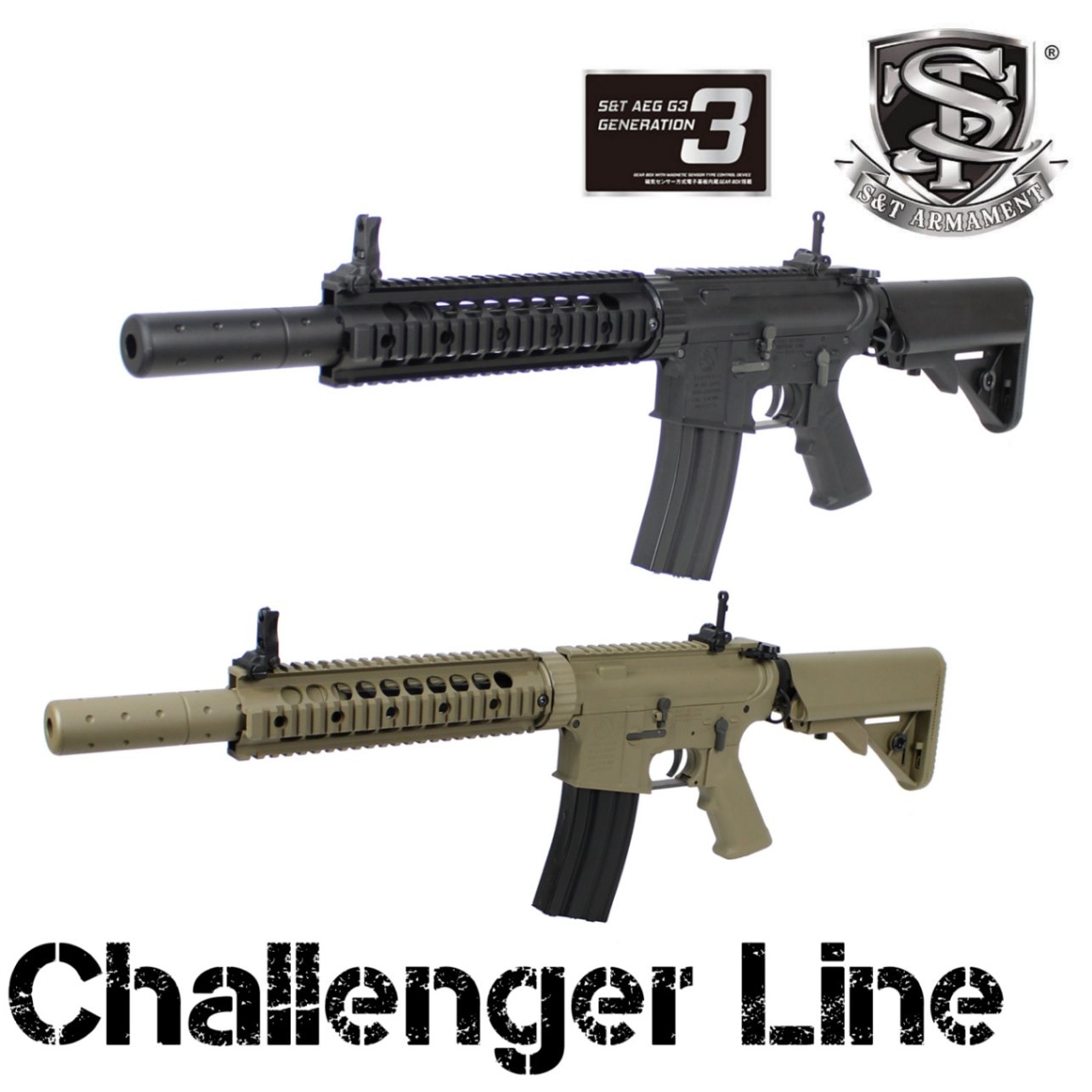 S＆T M4 CQB FF9インチ チャレンジャーライン G3電動ガン / M4 CQB FF9