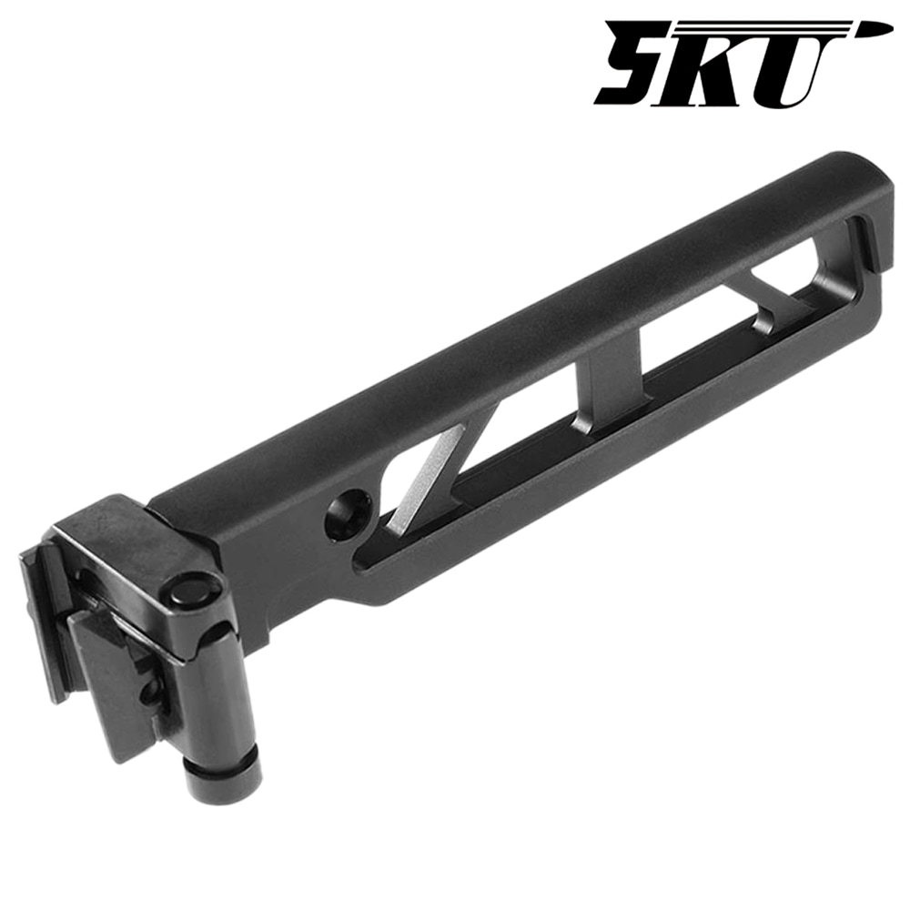 5KU JMAC ST-6タイプ M4 スケルトンフォールディングストックアダプター Black  (20mmレール用)