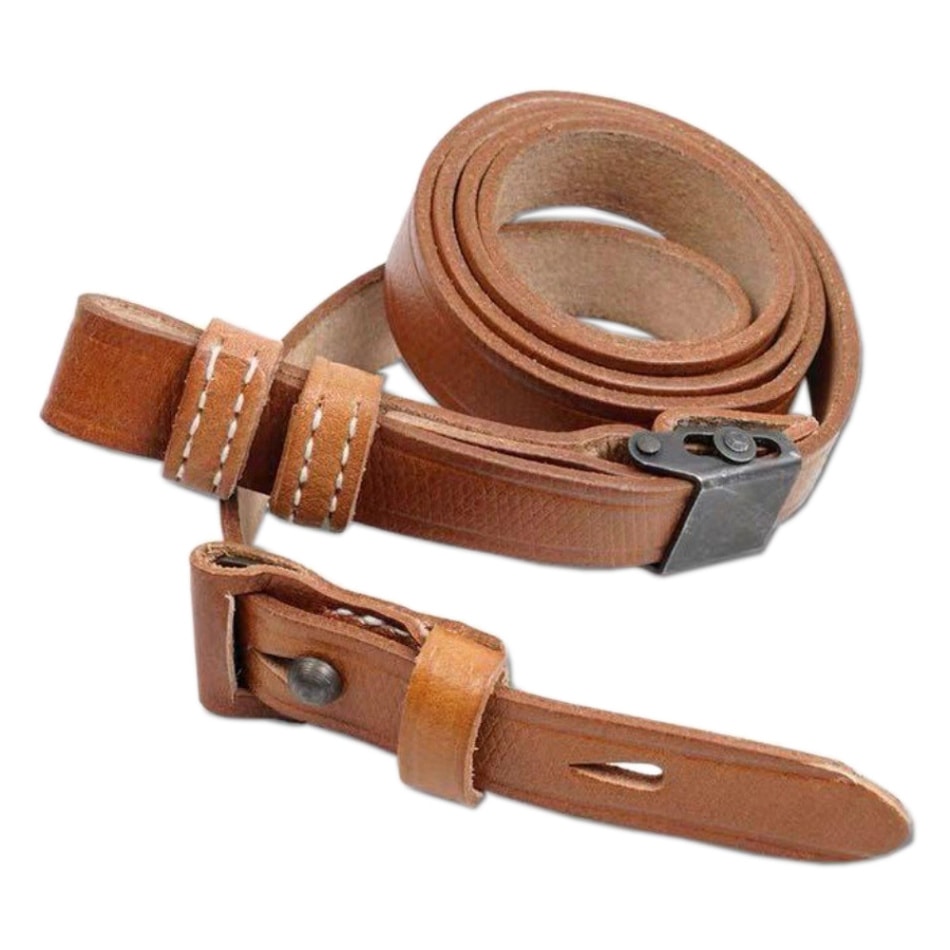 WW2 ドイツ軍タイプ レザースリング Kar98k/MP44用　/　WW2 German Army 98K / MP44 ( StG44 ) / G41 / G43 rifles Leather Sling