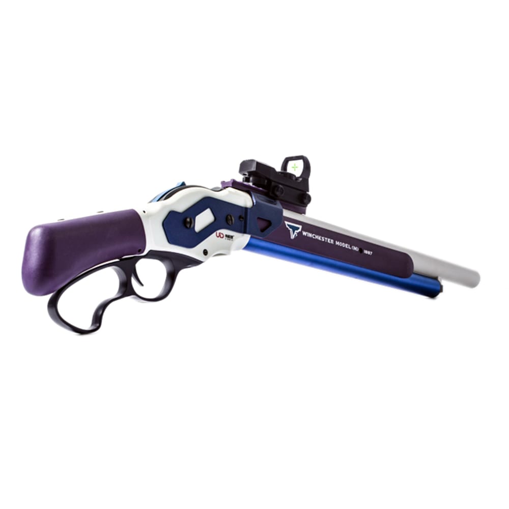 ウィンチェスター M1887タイプ カート式 スポンジショットガン White/Purple