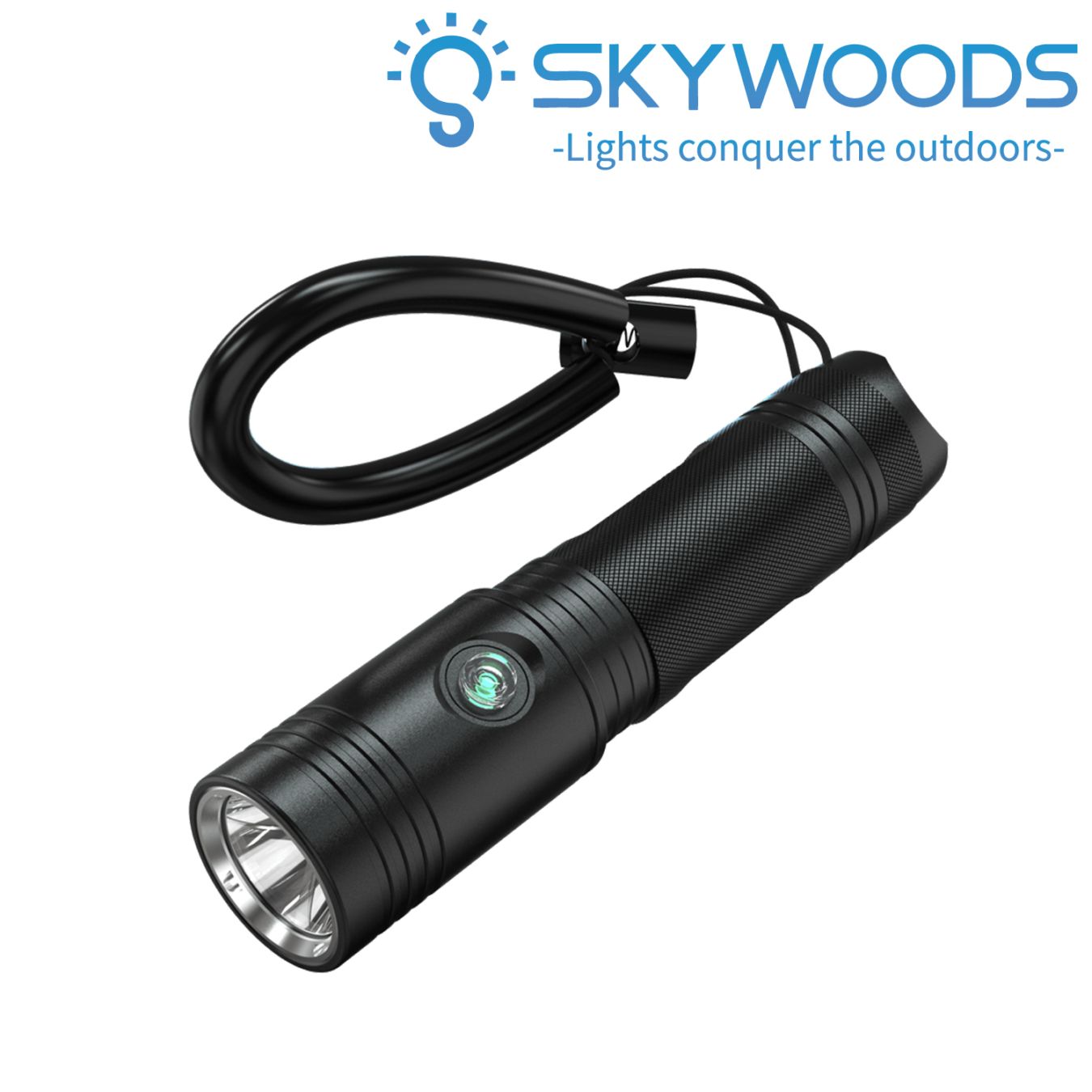 SKYWOODS D6 Pro Diving Flash Light