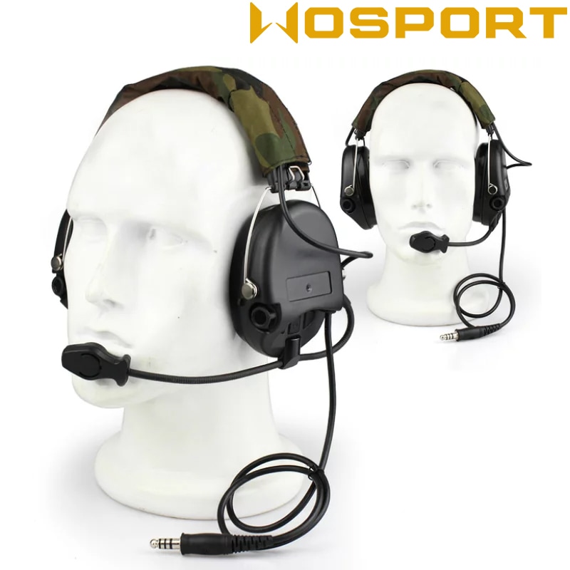 WOSPORT MSA Sordinタイプ ヘッドセット BK