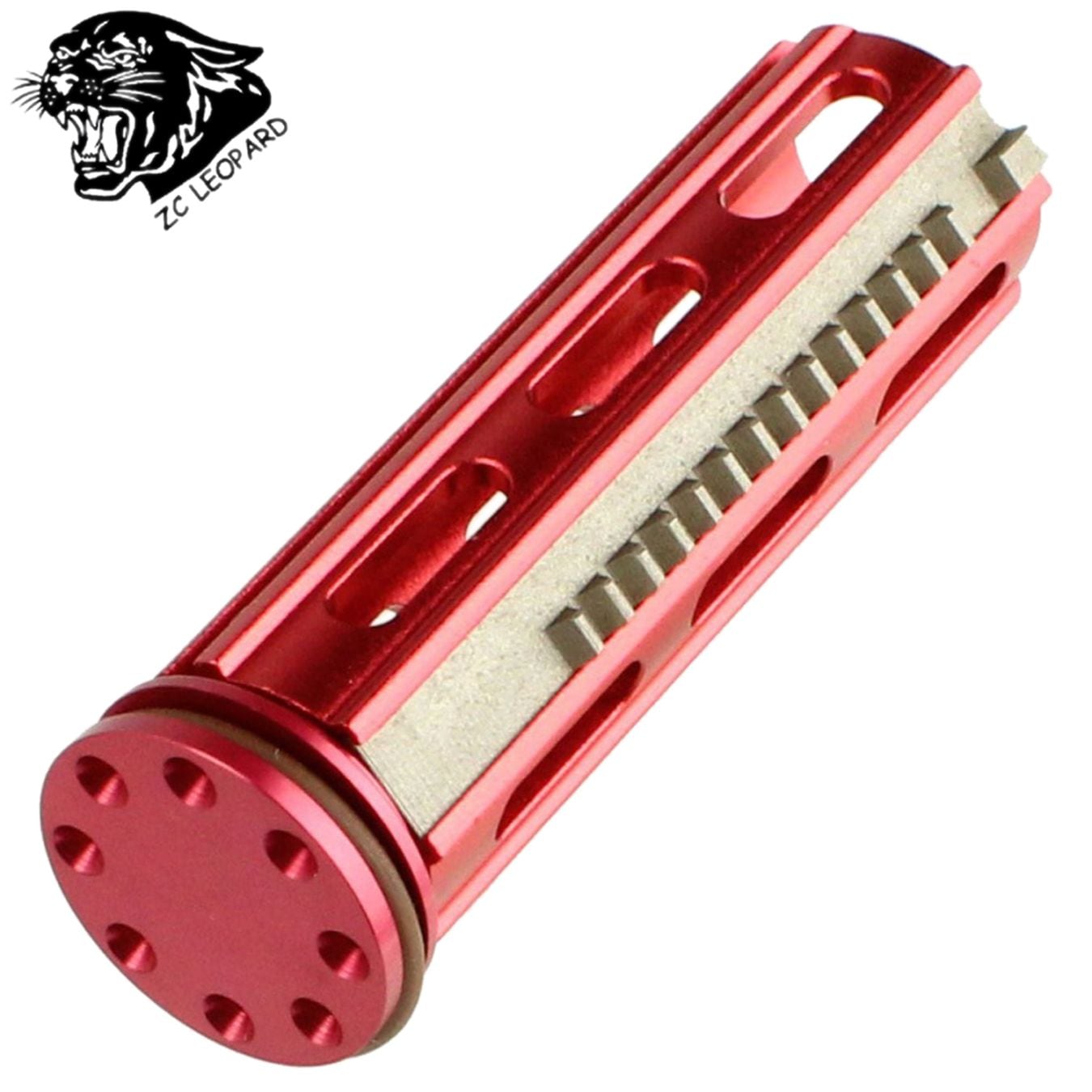 ZC LEOPALD アルミピストンセット CNCハーフティース(14T) Red