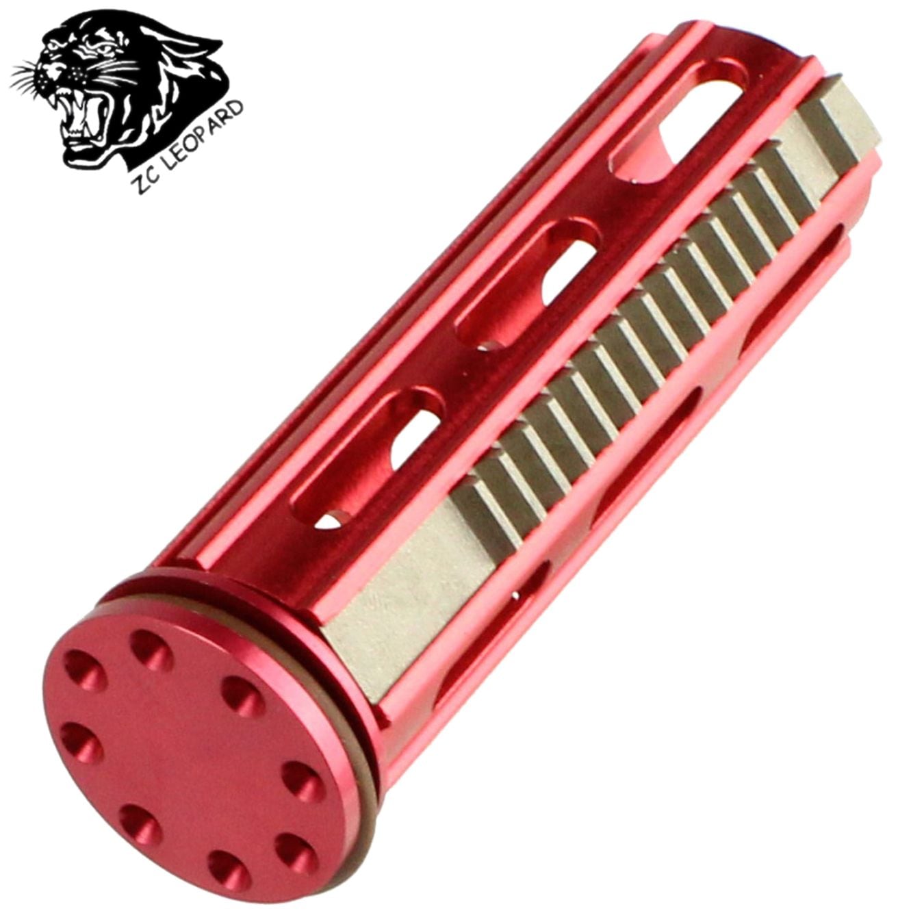 ZC LEOPARD アルミピストンセット CNCフルティース(14T) Red