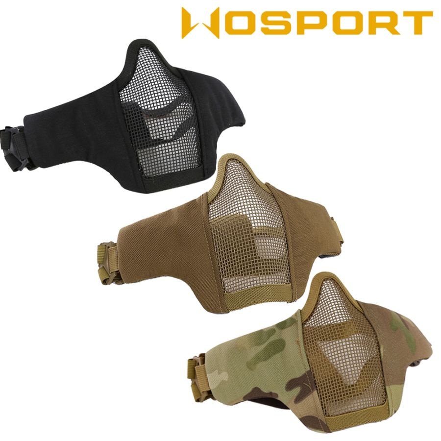WOSPORT V1タイプ メッシュマスク ナイロンチーク Sサイズ