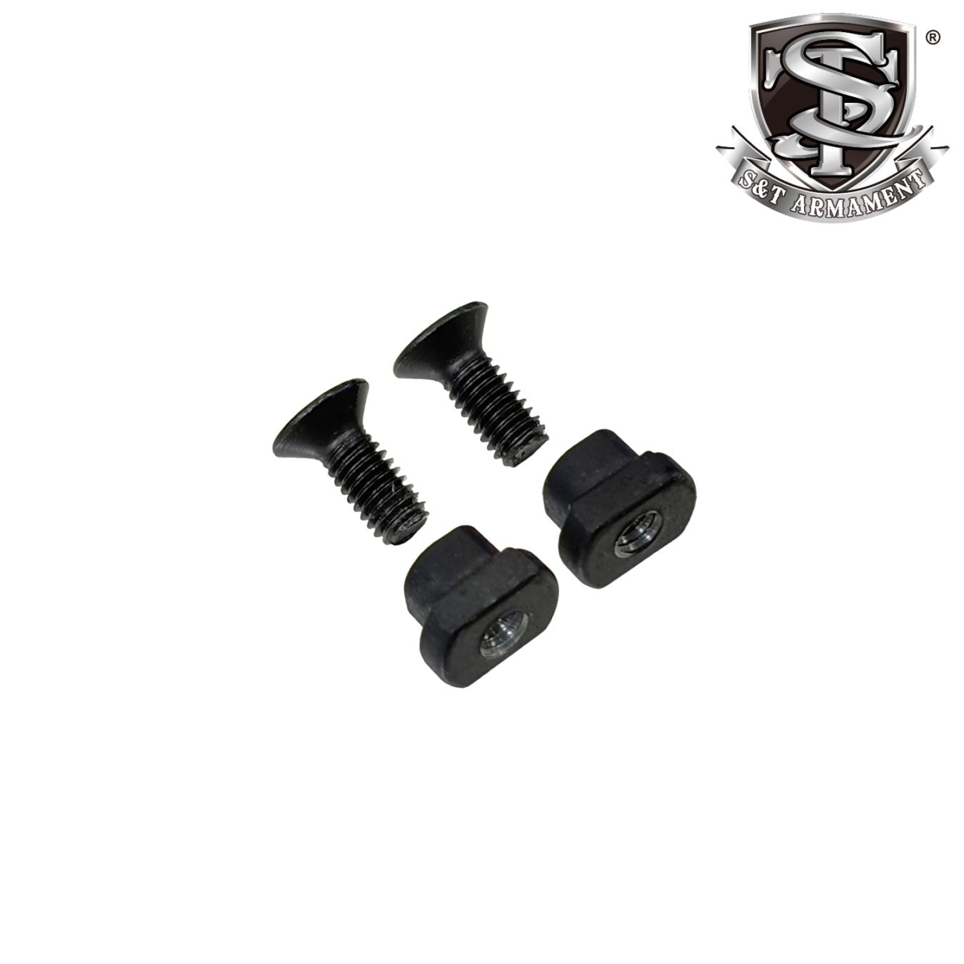 S＆T MLOK ネジナット Set 2Pcs