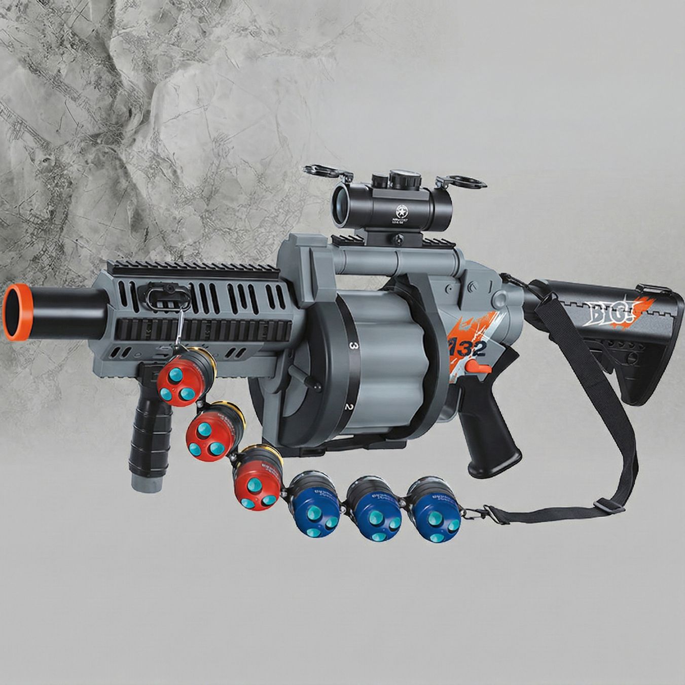 JIN HUAN M32タイプ グレネードランチャースポンジガン Gray