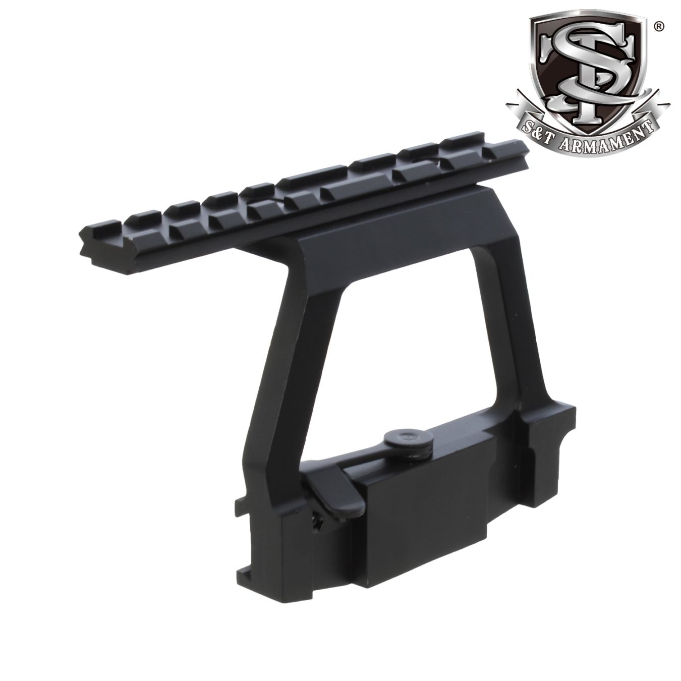 S＆T  AKシリーズ用 サイドマウントレール BK