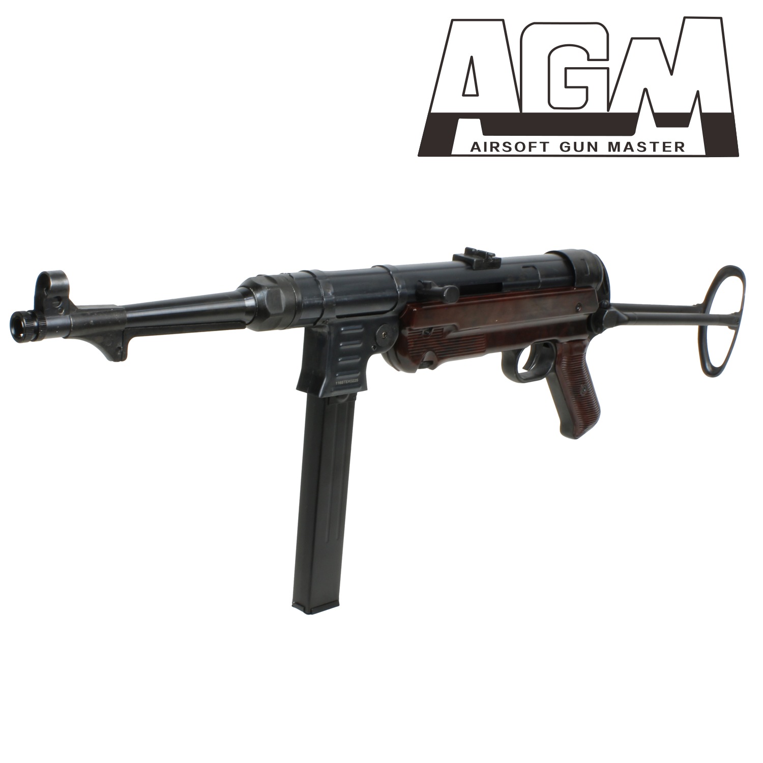 AGM MP40 フルメタル電動ガン(黒染め版) Brown
