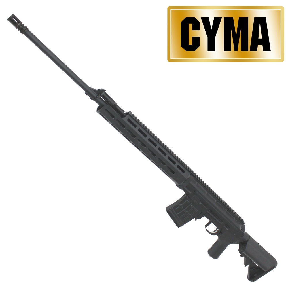 CYMA ドラグノフ SAG SVD MLOK フルメタル電動ガン Black