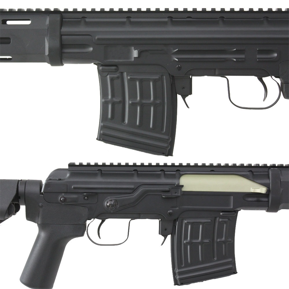 CYMA ドラグノフ SAG SVD MLOK フルメタル電動ガン Black