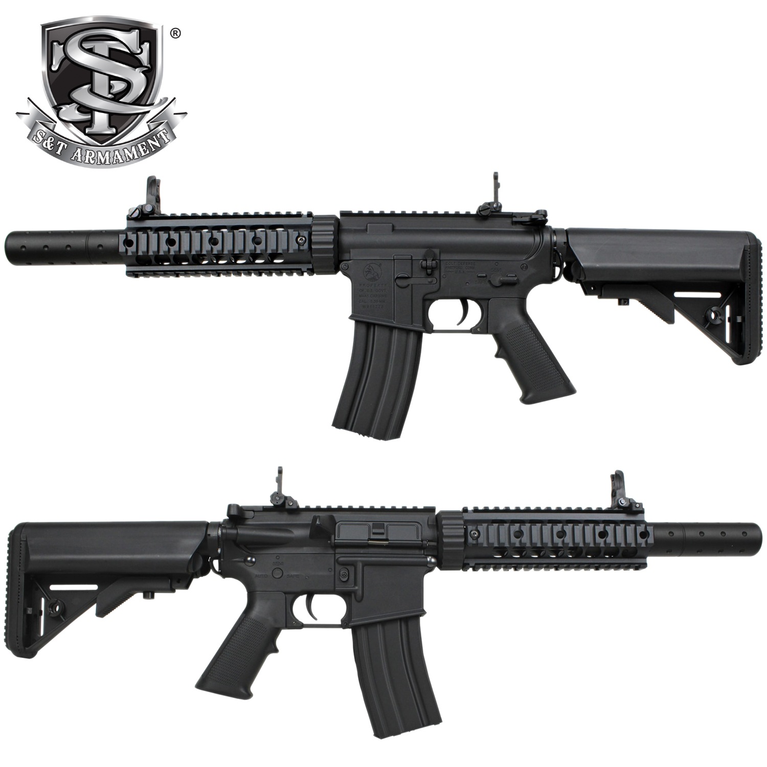 S＆T M4 CQB FF7インチ チャレンジャーライン G3電動ガン / M4 CQB FF7inch Challenger line G3 AEG