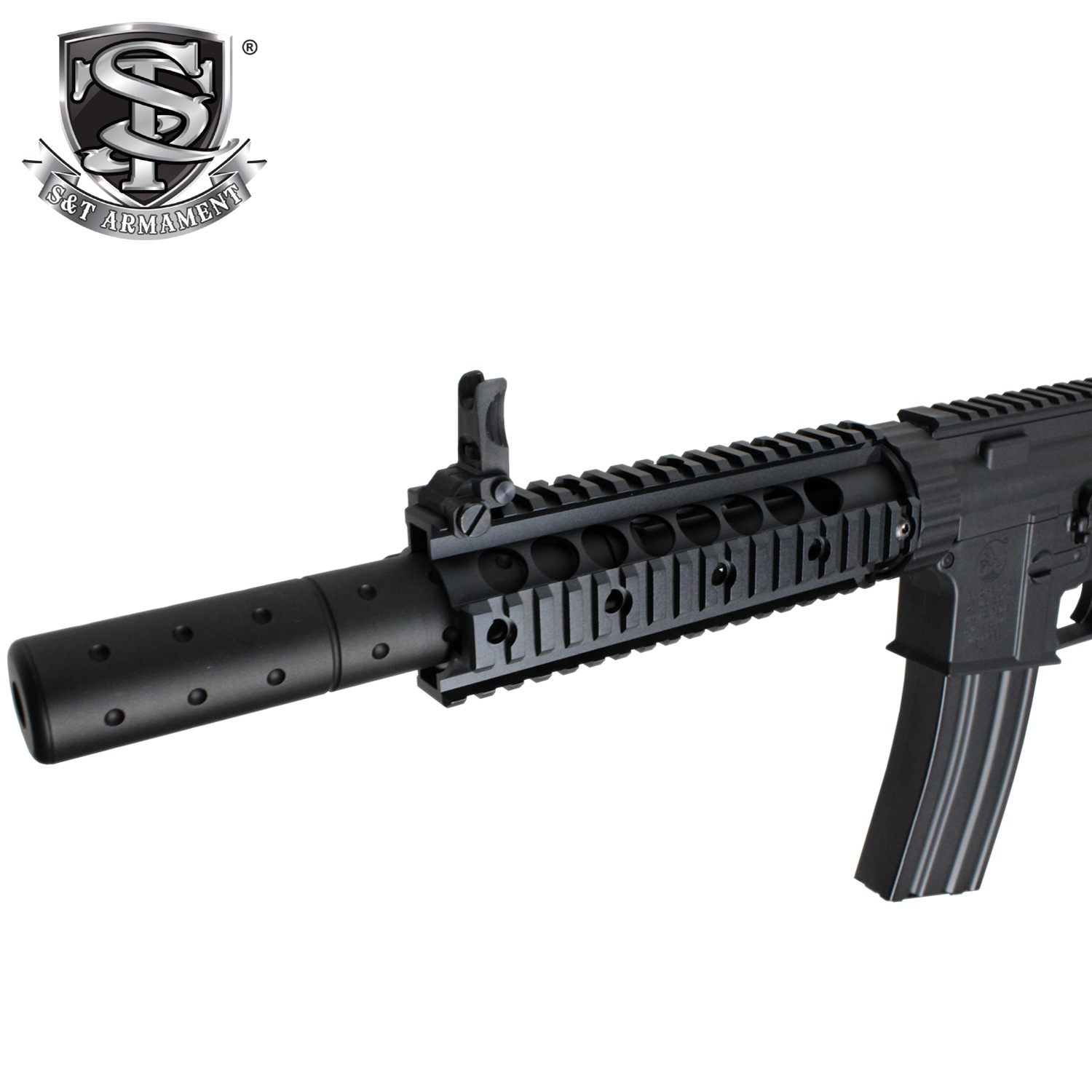 M4CQBセット！  防弾チョッキ 美品 銃 S＆T M4 CQB FF7インチ チャレンジャーライン G3電動ガン / M4