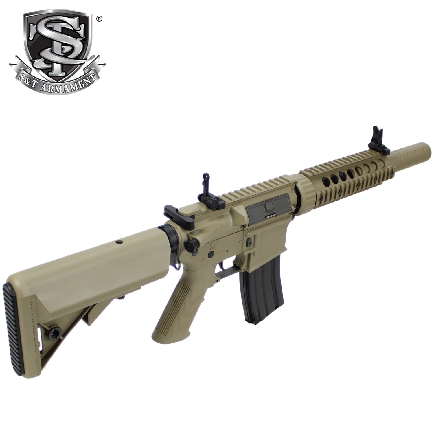 S＆T M4 CQB FF7インチ チャレンジャーライン G3電動ガン / M4 CQB FF7inch Challenger line G3 AEG