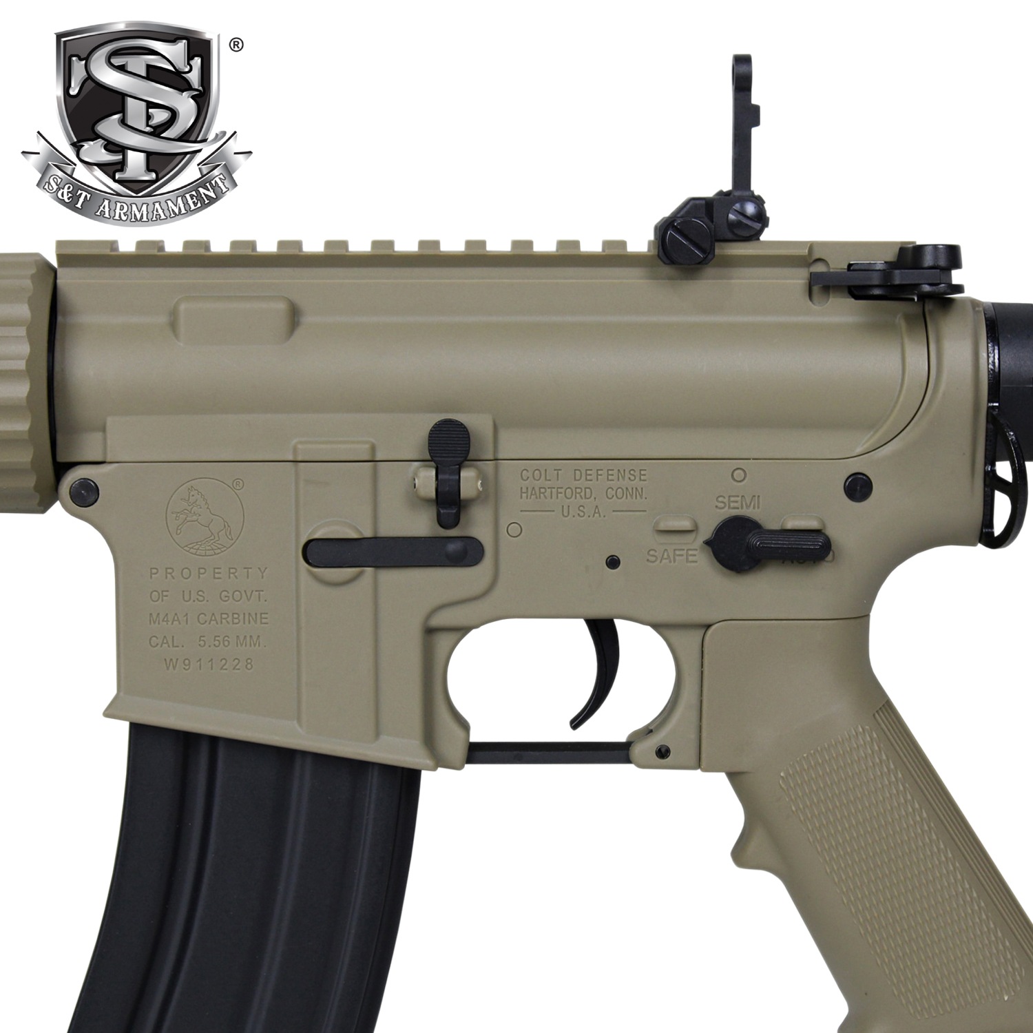 S＆T M4 CQB FF7インチ チャレンジャーライン G3電動ガン / M4 CQB FF7inch Challenger line G3 AEG