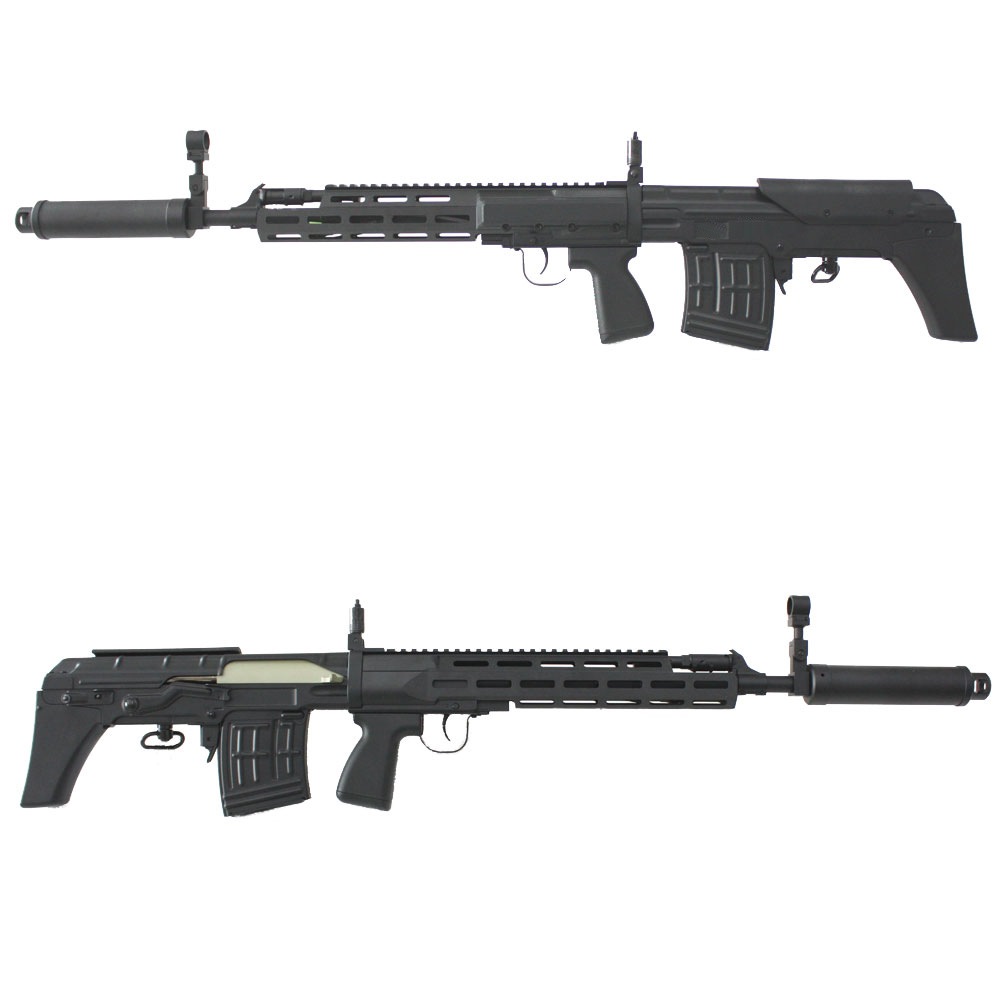 CYMA ドラグノフ SAG SVU-AS MLOK フルメタル電動ガン Black