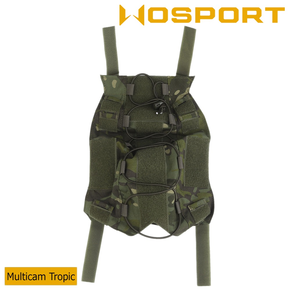 WOSPORT FASTタイプ ヘルメットカバー アレスティックコード付