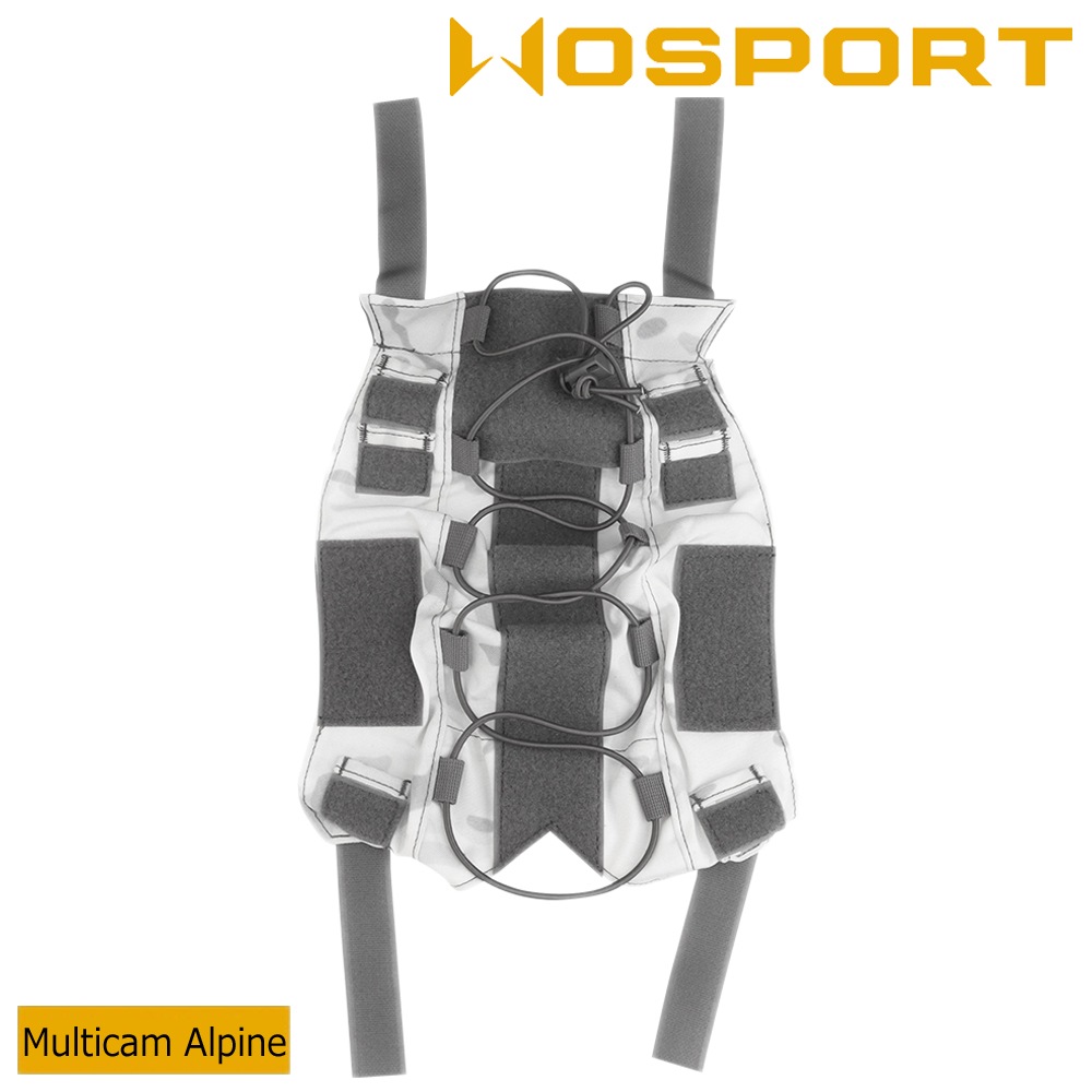 WOSPORT FASTタイプ ヘルメットカバー アレスティックコード付