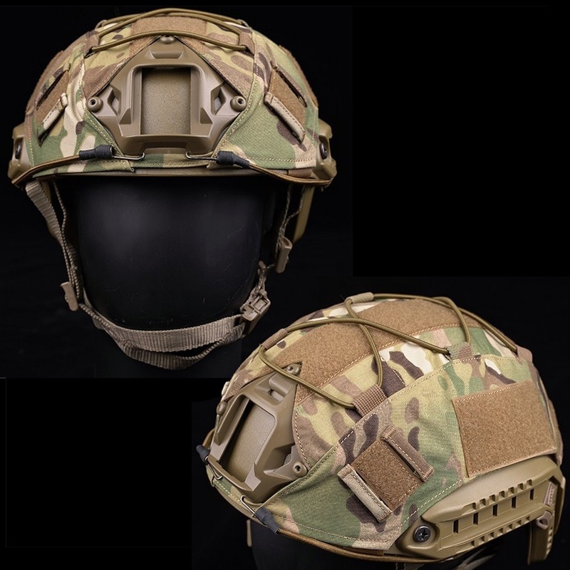WOSPORT FASTタイプ ヘルメットカバー アレスティックコード付