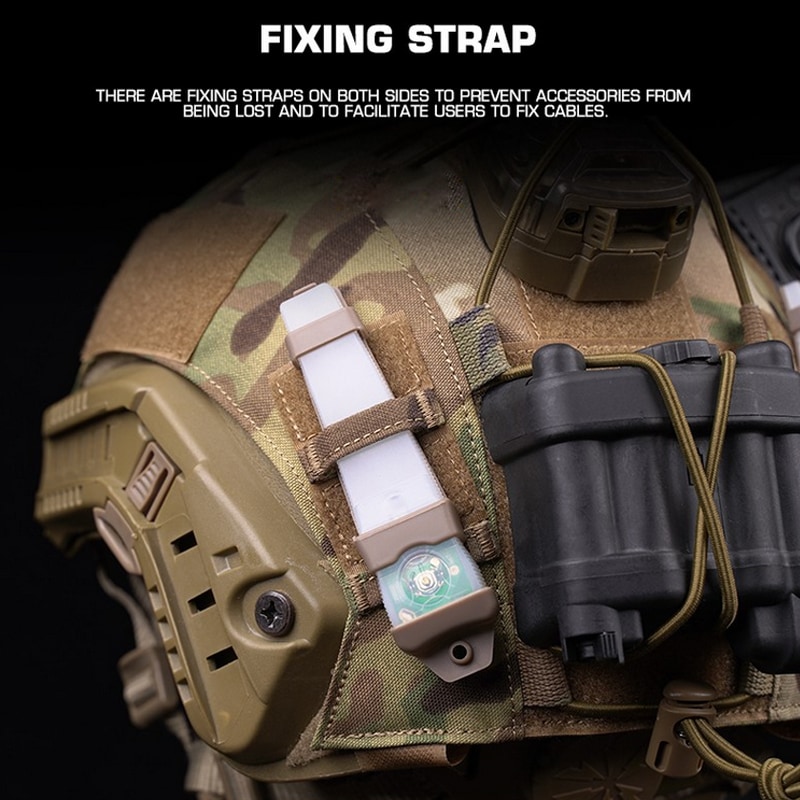 WOSPORT FASTタイプ ヘルメットカバー アレスティックコード付