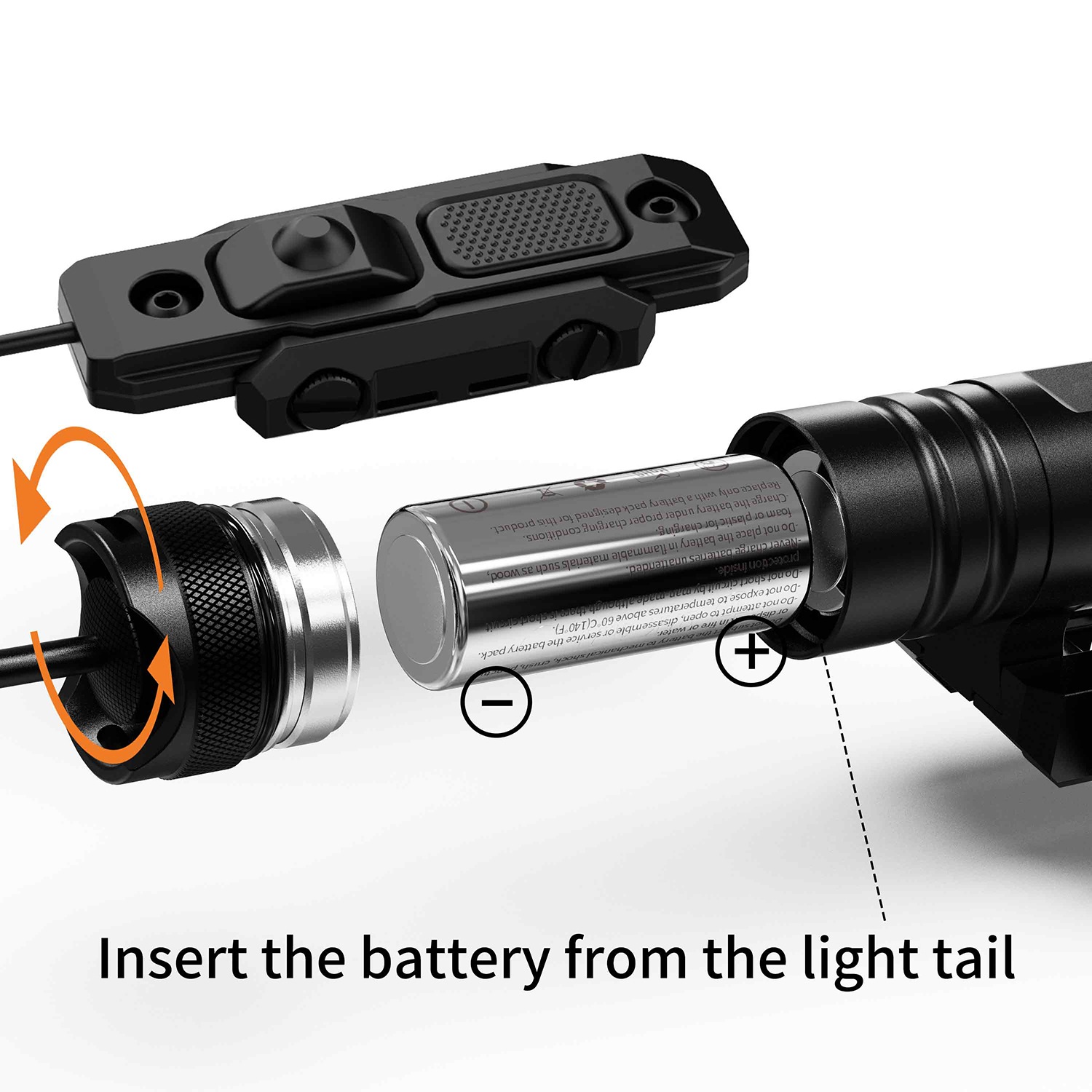 SKYWOODS RL1250 タクティカルフラッシュライト