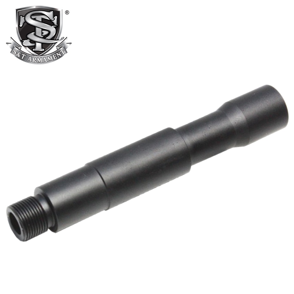 S＆T エクステンションアウターバレル M4 4inch 14mm正⇔逆各種 / S&T M4 4