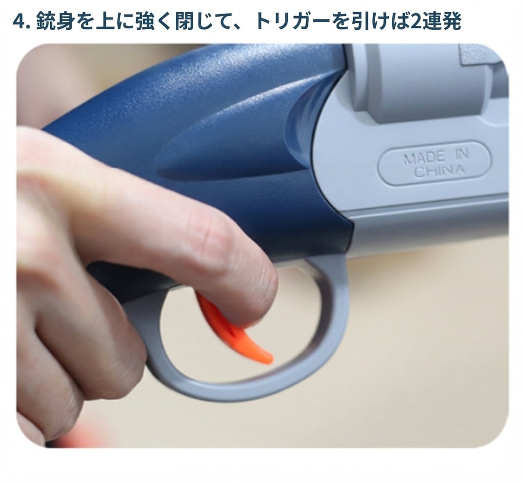 JIN HUAN 水平2連タイプ スポンジショットガン BK/FW | All Items / 全