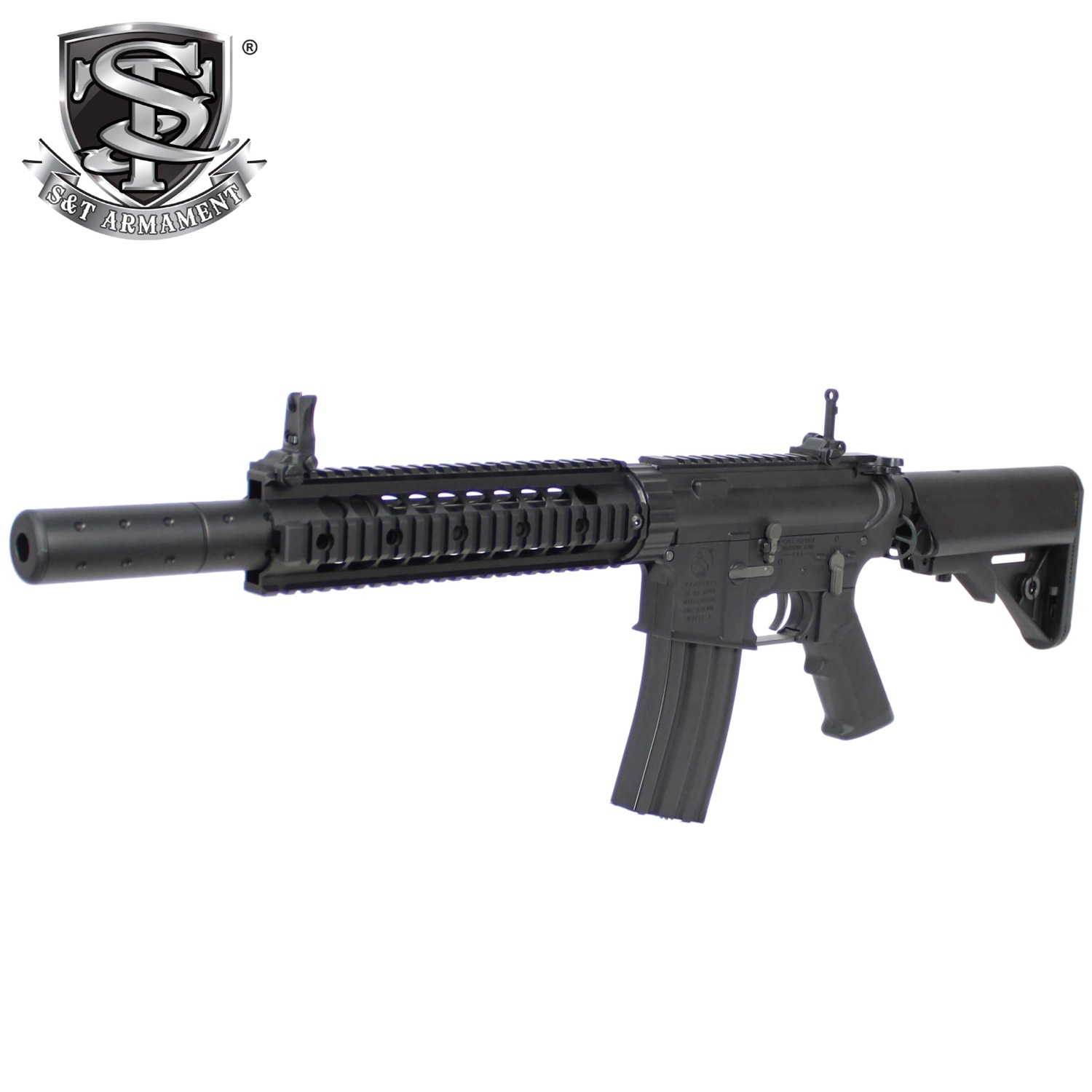 S＆T M4 CQB FF9インチ チャレンジャーライン G3電動ガン Black / M4 CQB FF9