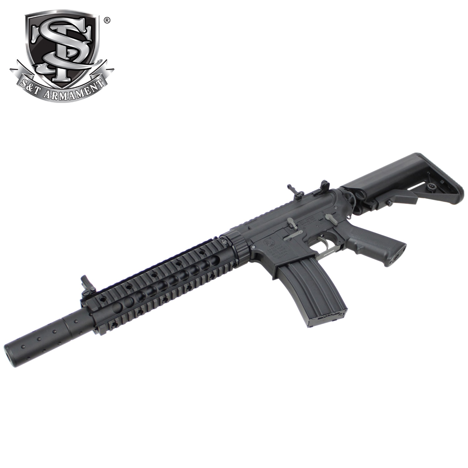 S＆T M4 CQB FF9インチ チャレンジャーライン G3電動ガン Black / M4 CQB FF9