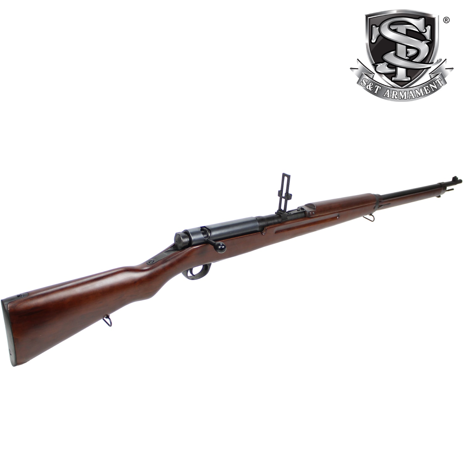 S＆T 三八式歩兵銃(初期型) エアーコッキング ライフル / Arisaka Type 38 Early Model Spring Rifle RealWood