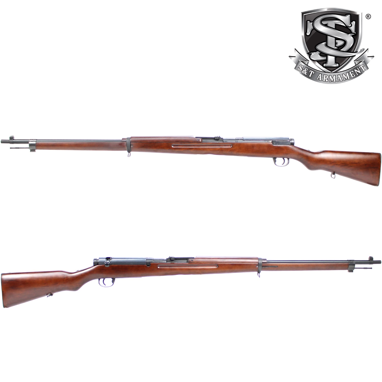 S＆T 三八式歩兵銃(初期型) エアーコッキング ライフル / Arisaka Type 38 Early Model Spring Rifle RealWood
