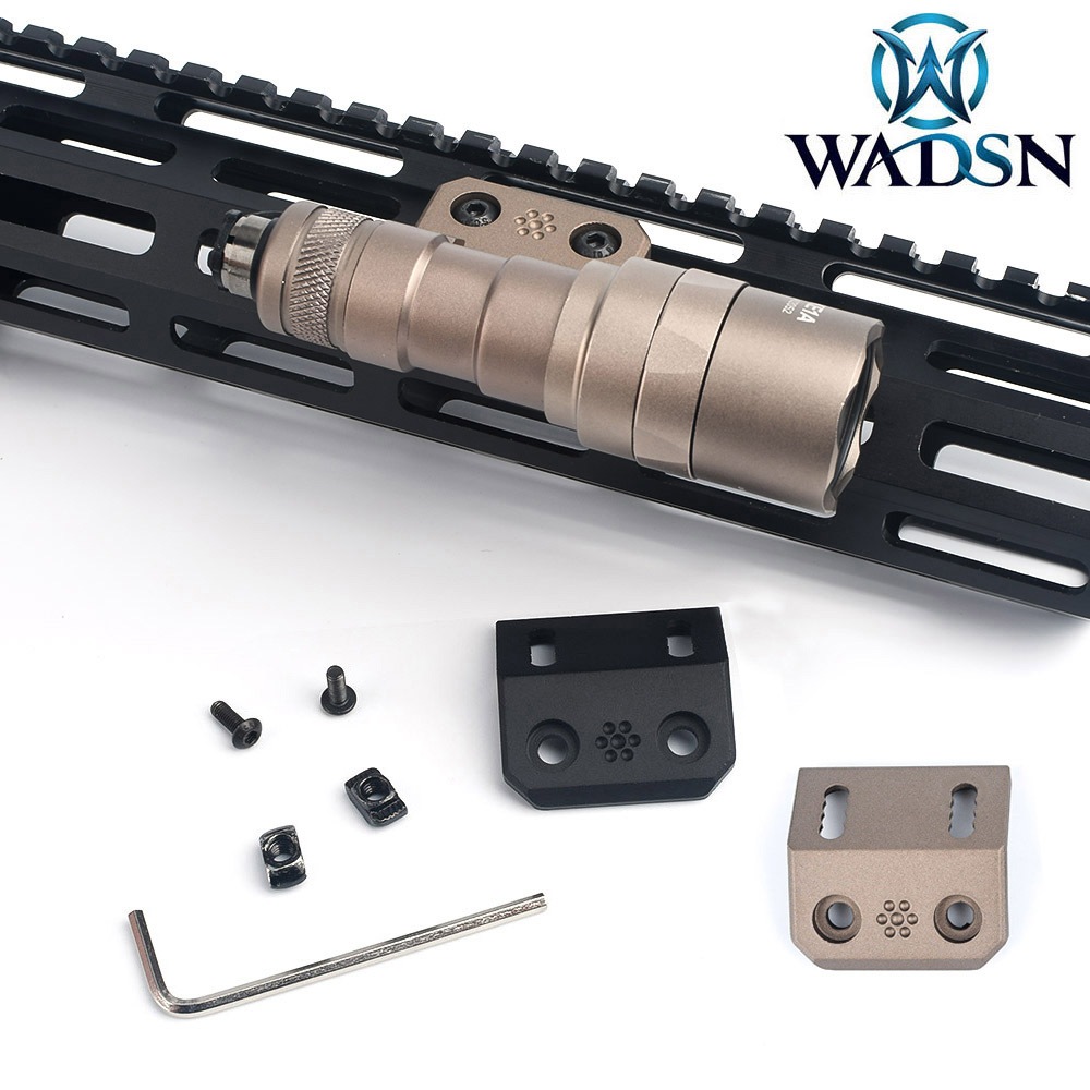 M300&M600 フラッシュライト用 オフセットベース KeyMod & M-LOK