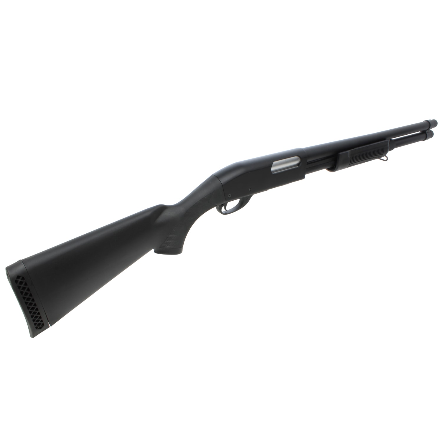 S＆T M870 ロング BK/BK エアーショットガン SUPER MAGNUM刻印