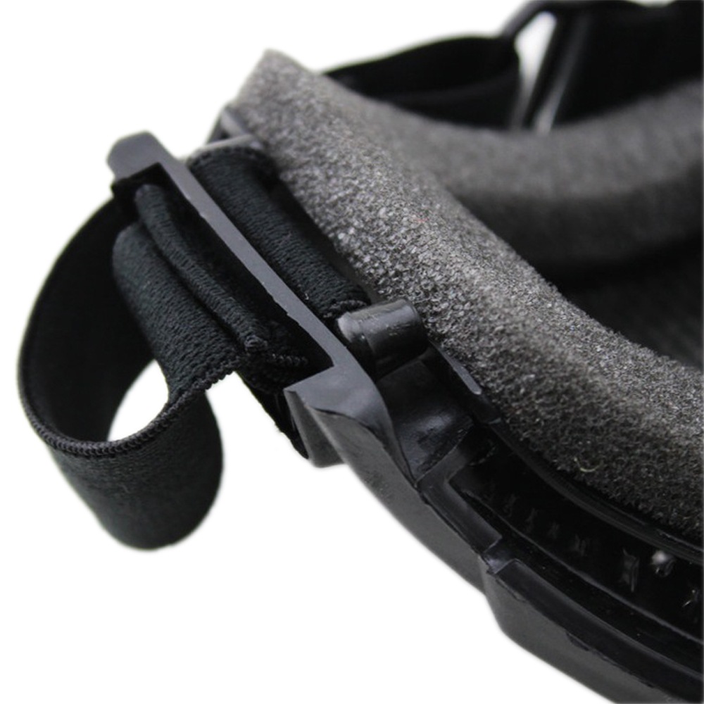 WOSPORT ワイドゴーグル スチールメッシュ Black