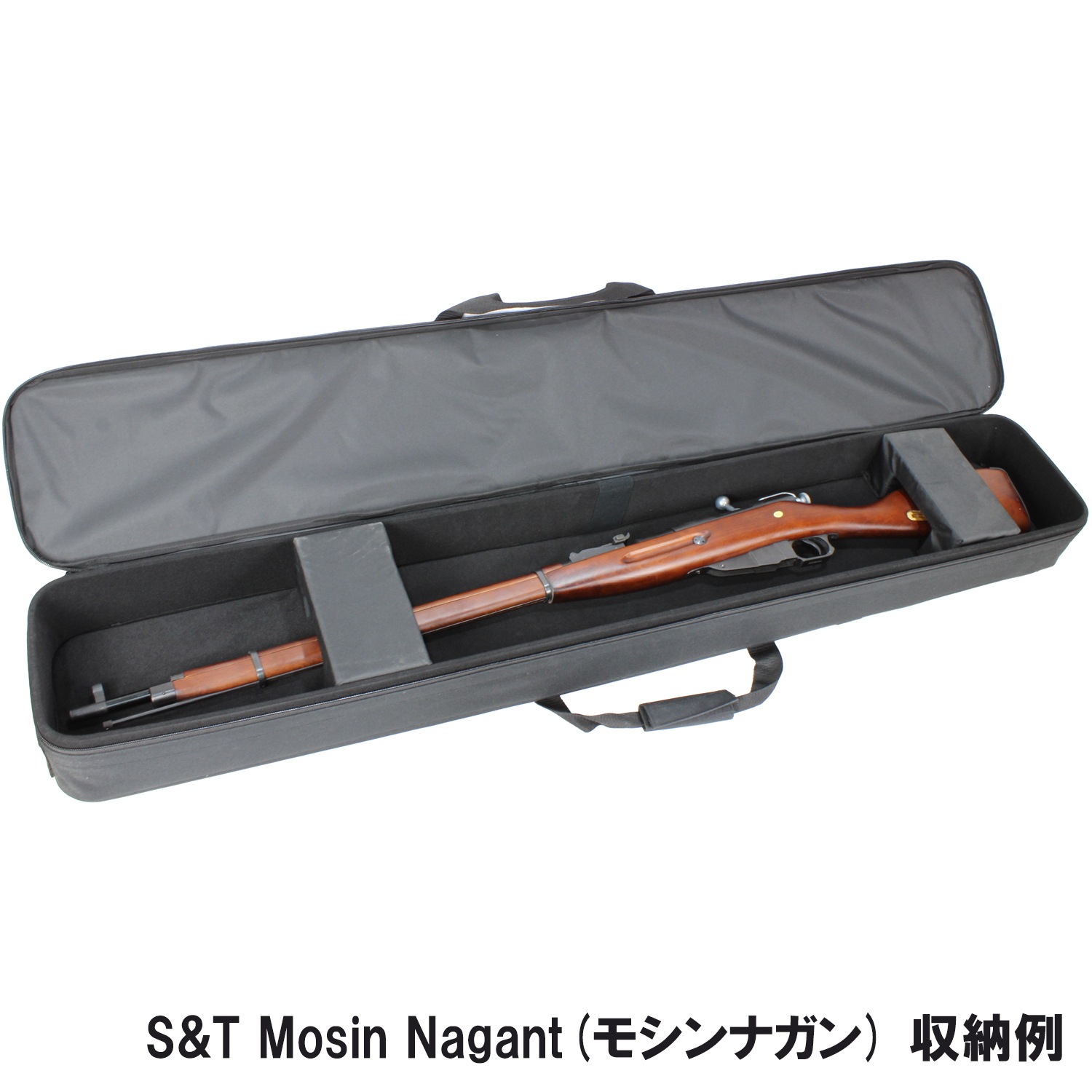 S＆T セミハードガンケース Slim-XLサイズ BK(1300x200x100) / S&T Semi-Hard Gun Case Model: Slim-XL