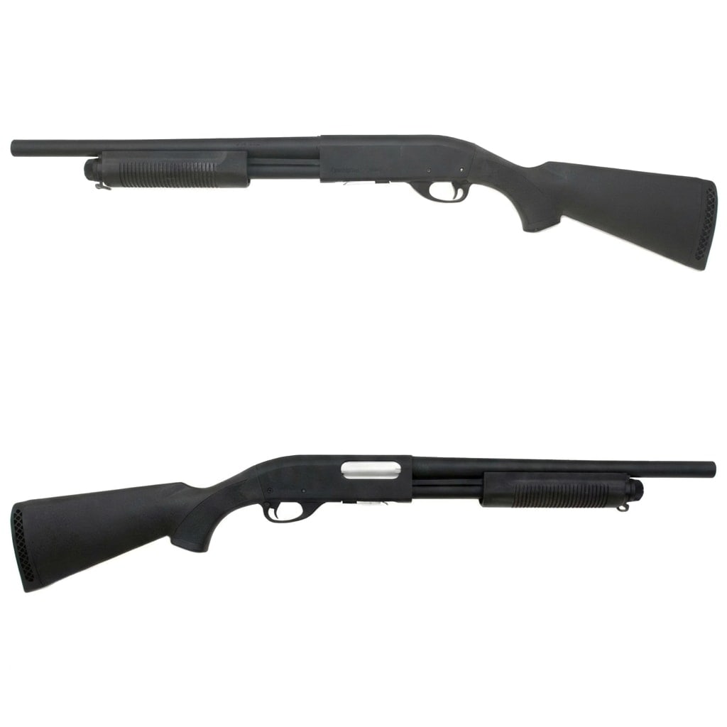 S＆T M870 ミディアム BK/BK エアーショットガン SUPER MAGNUM刻印