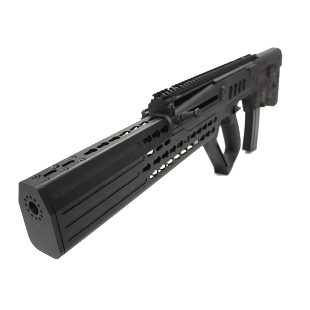 S&T TAVOR Keymod Suppressor タボールハンドガード S&T TAVOR用 KEYMODタイプ サプレッサー BK | 外装パーツ