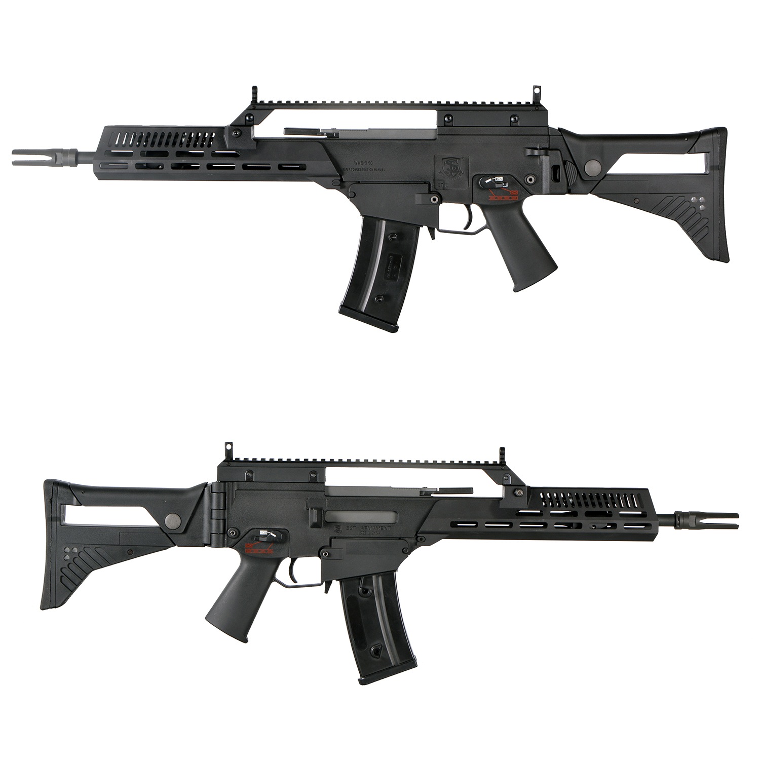 S＆T G36K MLOKタイプ ハンドガード BK