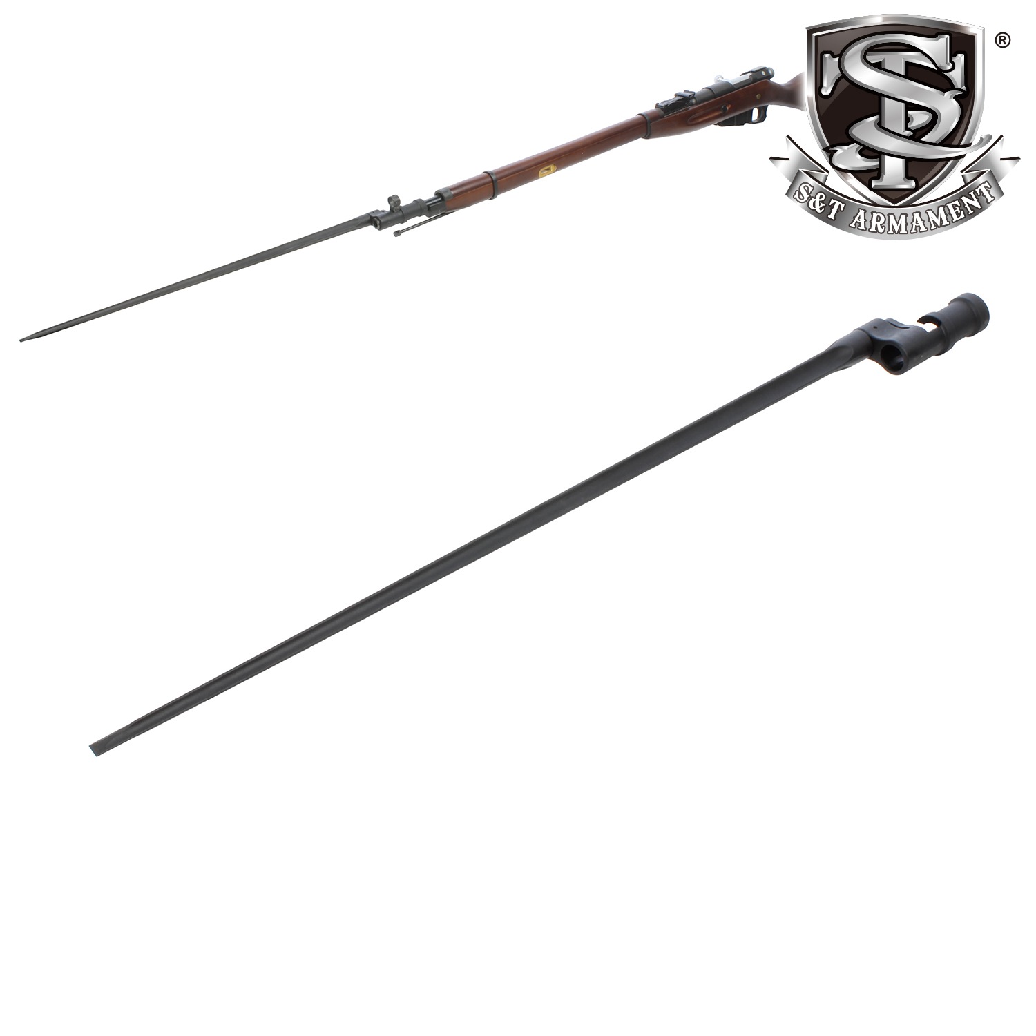 S＆T Mosin Nagant(モシンナガン)  M1891/30 スパイクバヨネット(ナイロン製)