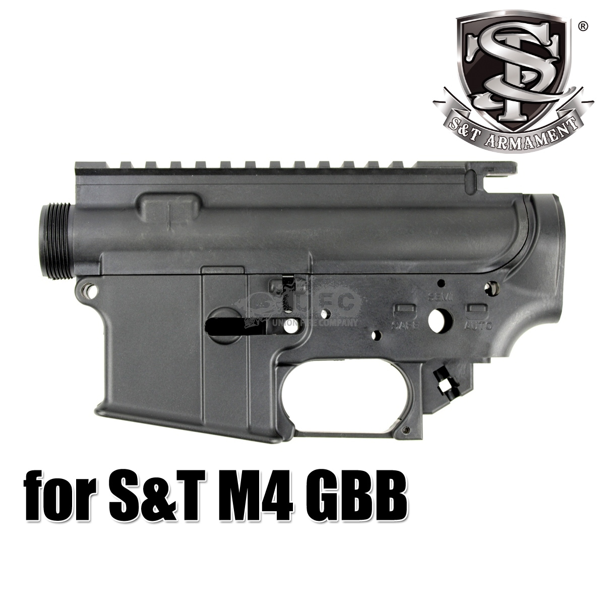 S＆T M4 GBB用 ナイロンフレームBlack (無刻印)