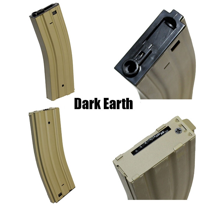 【セール】S＆T M4/M16用 500連 ロングマガジン / S&T Metal 500ｒｄｓ Hi-Cap Magazine for M4/M16 Series Airsoft AEG Rifles