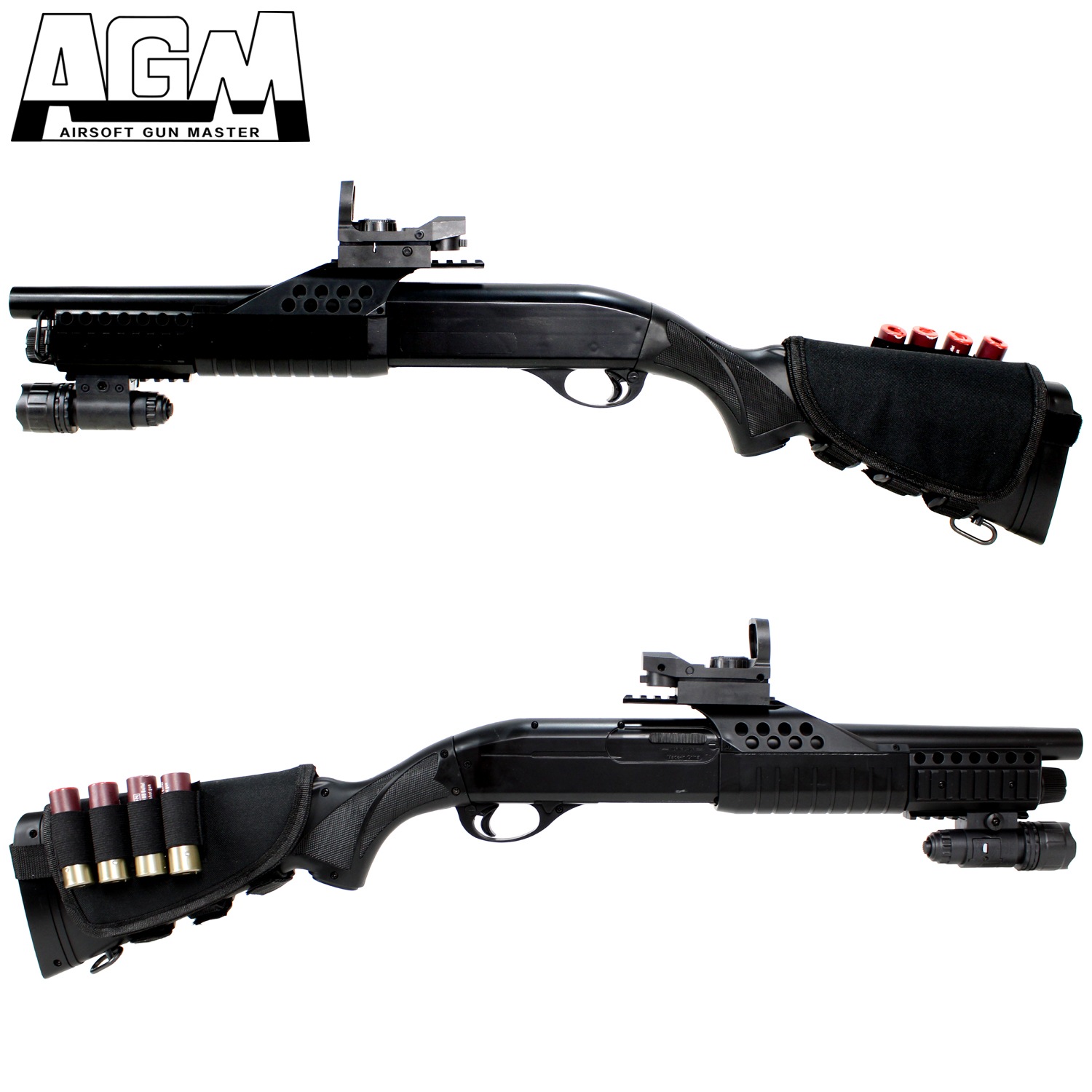 AGM M180D2 固定ストック エアコッキングショットガン Set